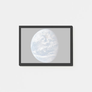 Planet Earth taget av besättningen Apollo 11. Post-it Block