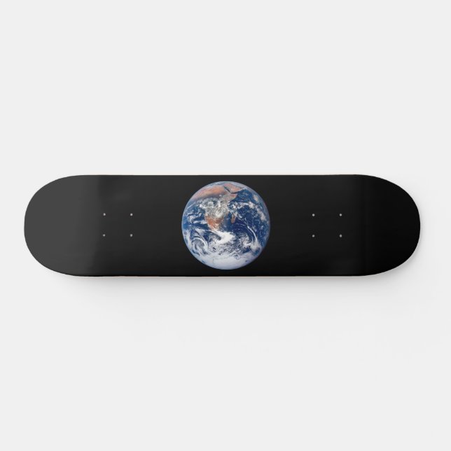 Planet Earth view från Apollo 17 Mini Skateboard Bräda 18,5 Cm (Horz)