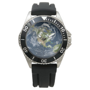 Planet Earth World Armbandsur