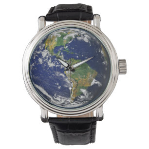 Planet Earth World Art Armbandsur