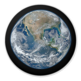 Planet Earth World Knob Knopp