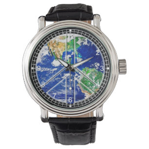 Planet Earth World Peace Watch Armbandsur