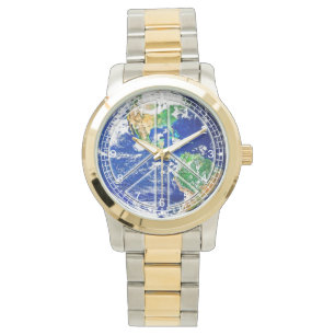 Planet Earth World Peace Watch Armbandsur