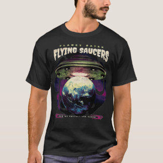 Planet Eater Flies Saucers Space Alien Sci Fi Ali T Shirt