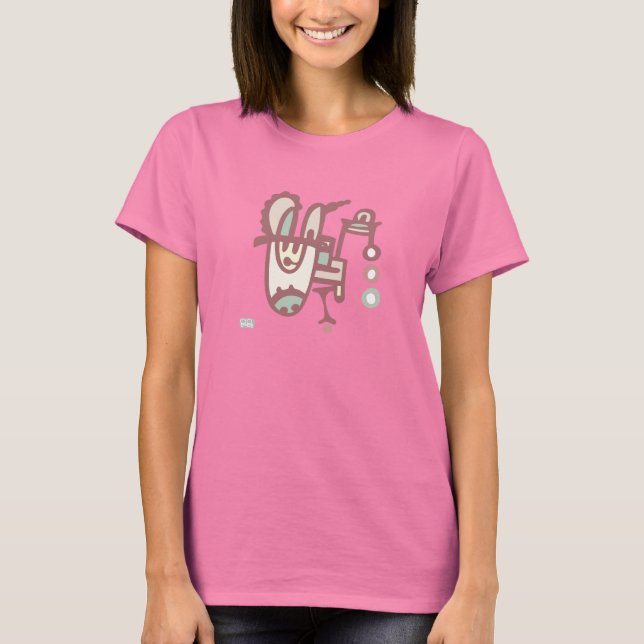 Planet Eckma - Dancing Rabbit (300) Tee Shirt (Framsida)