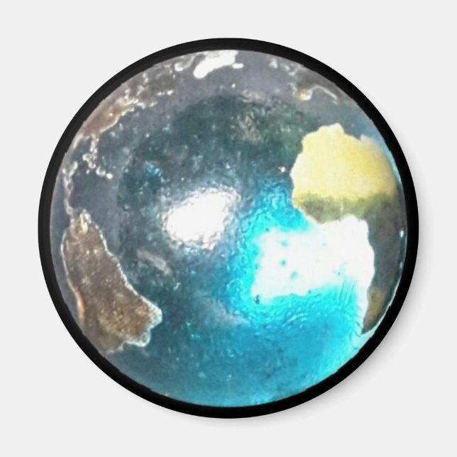 Planet Erde Kugel Magnet (Framsidan)
