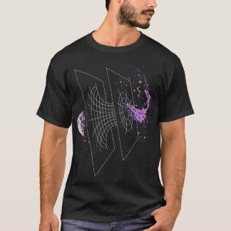 Planet Ether Wormhåldesign T Shirt