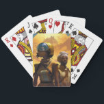 Planet Explorers Afrofuturistic Science fiction Casinokort<br><div class="desc">Fantasy Art products by The Lunarium.</div>