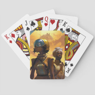Planet Explorers Afrofuturistic Science fiction Casinokort