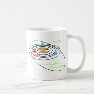 Planet fattiga pluto kaffemugg