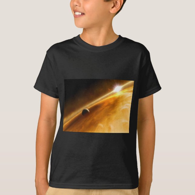 Planet Fomalhaut B Orbitande en stjärna Tee Shirt (Framsida)
