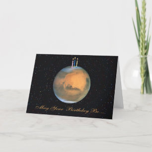 Planet fördärvar födelsedagkortet kort