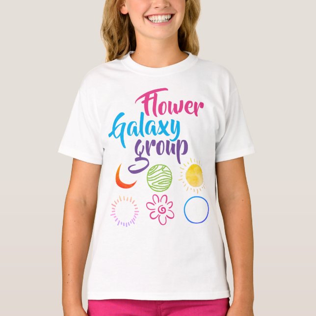 Planet Galaxy-kombinationen T-Shirt (Framsida)