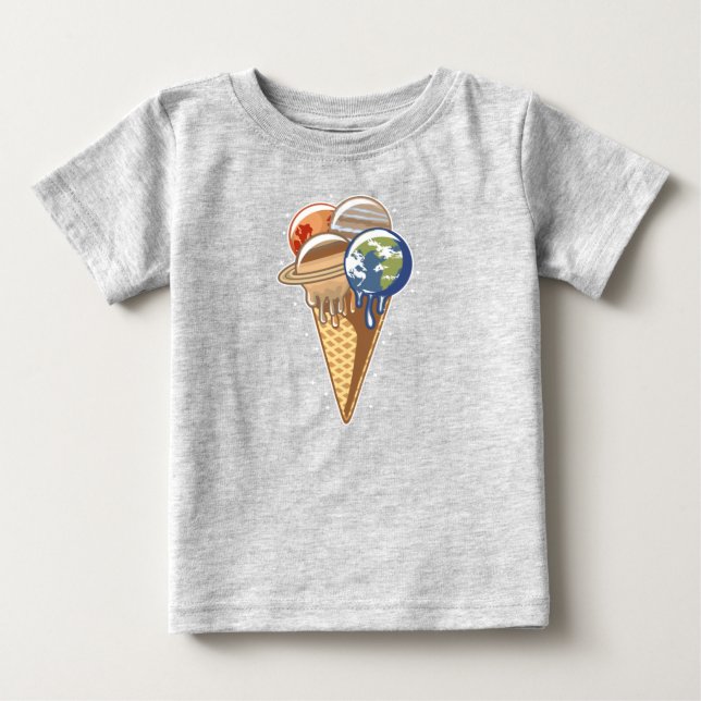 Planet Glasskon Fun Food T Shirt (Framsida)
