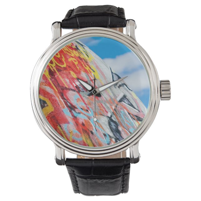 planet graffiti armbandsur (Framsida)
