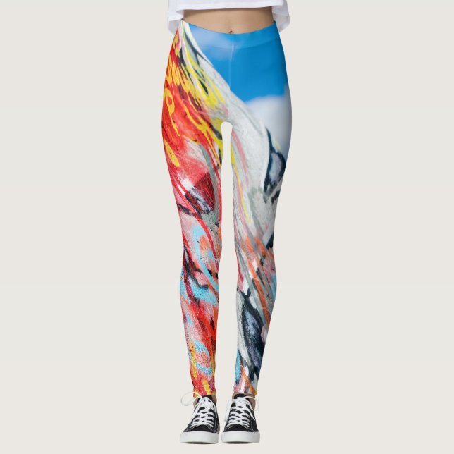 planet graffiti leggings (Framsida)