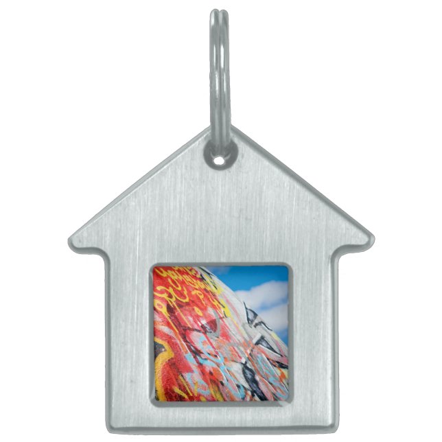 planet graffiti namnbricka husdjur (Framsidan)