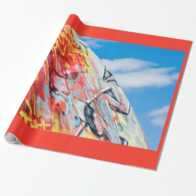 planet graffiti presentpapper (Utrullad)