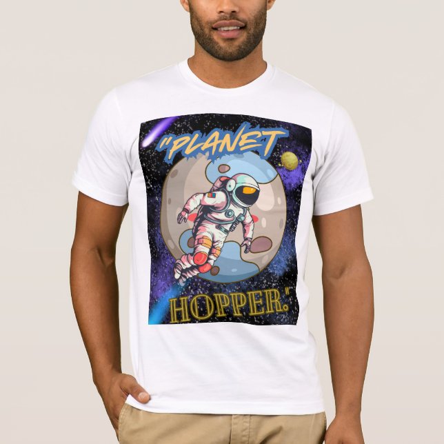 Planet hopper  t shirt (Framsida)