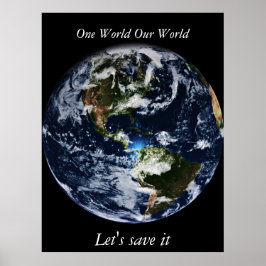 Planet jorden poster