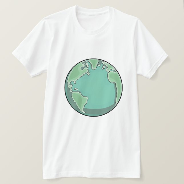 Planet Jorden T Shirt (Design framsida)