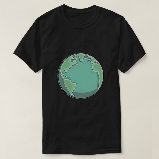 Planet Jorden T Shirt (Design framsida)