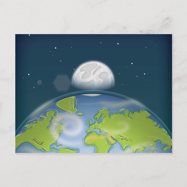 Planet Jorden Vykort (Framsida)