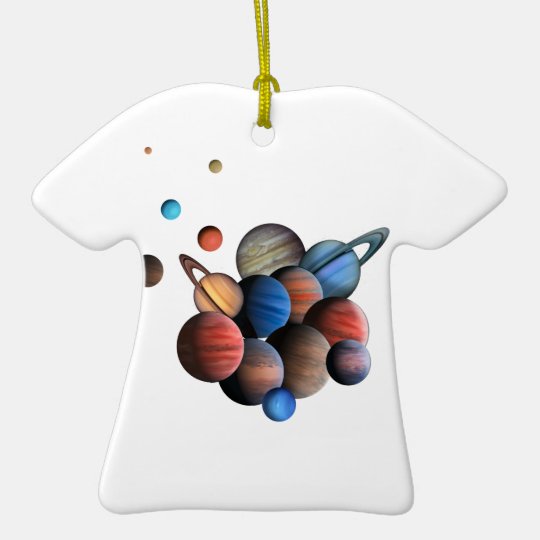 Planet Julgransprydnad Keramik