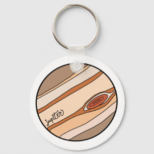 Planet Jupiter av det sol- systemet Nyckelring