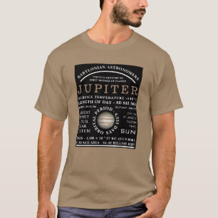 Planet Jupiter Detaljastronomy T Shirt