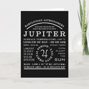 Planet Jupiter Detaljerad symbolastronomi Kort