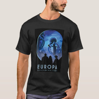 Planet Jupiter Europa Space Travel Shirt T