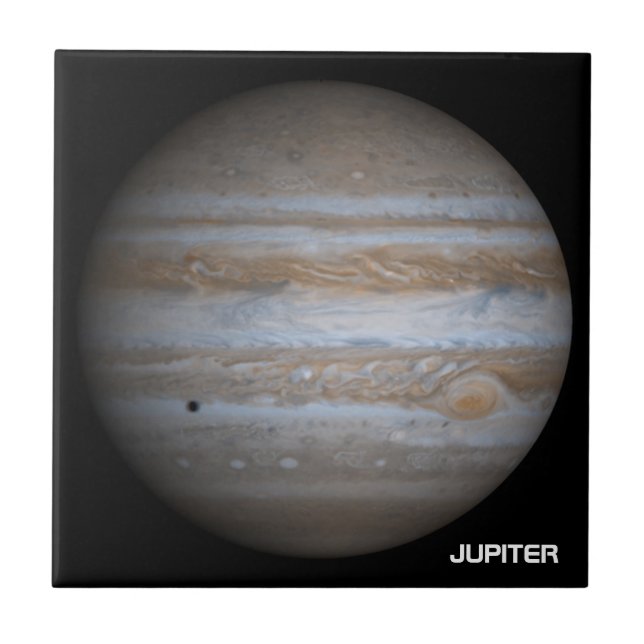 Planet Jupiter Kakelplatta (Framsidan)