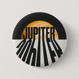 Planet Jupiter med skugga Knapp