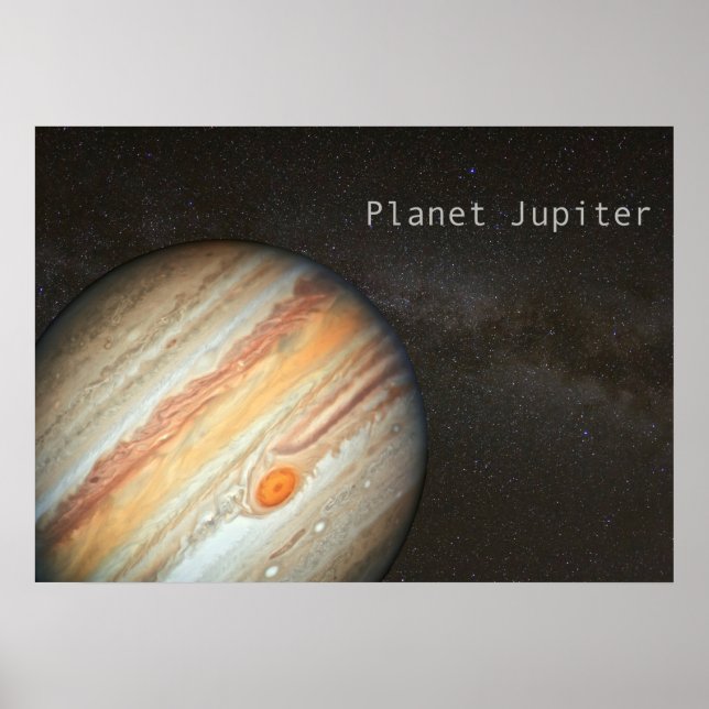 Planet Jupiter Poster (Framsidan)
