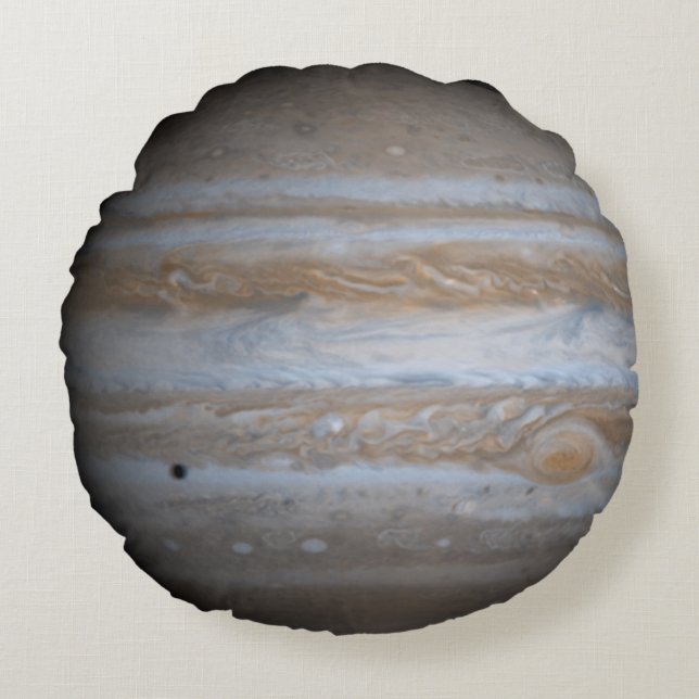 Planet Jupiter Rund Kudde (Framsidan)