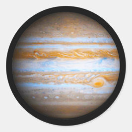 Planet Jupiter Runt Klistermärke