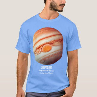 Planet Jupiter Solsystem Matchande Gruppkostym T Shirt