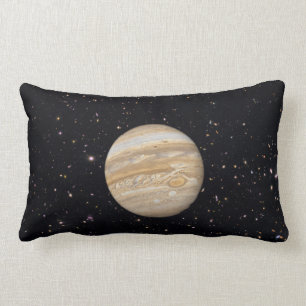 Planet Jupiter Starry Himlar Lumbar Dekorativ kudd Lumbarkudde