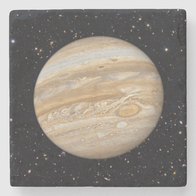 Planet Jupiter Starry Himlar Stenunderlägg (Framsidan)