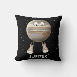 Planet Jupiter & Stars Dekorativ kudde