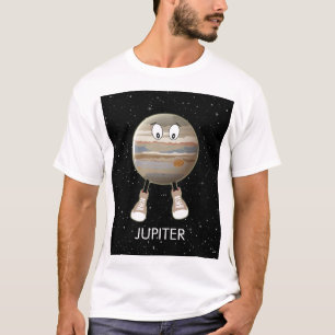 Planet Jupiter & Stars T Shirt