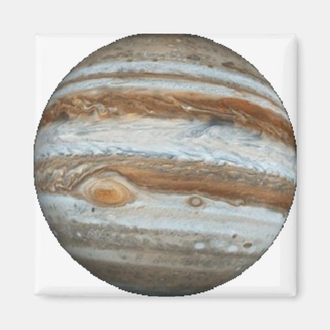 PLANET JUPITER-stjärnbakgrund (solsystem) ~ Magnet (Framsidan)