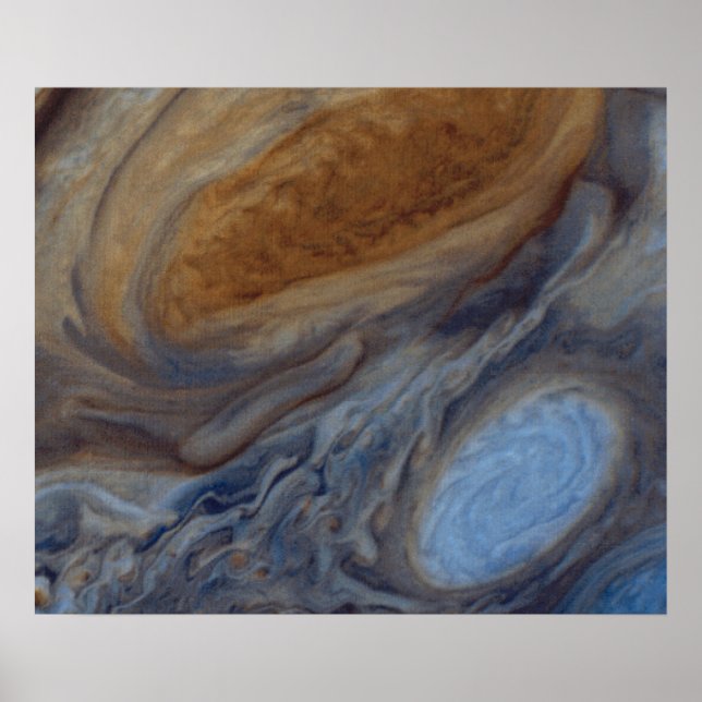 Planet Jupiter Stora Röda Fläcken Poster (Framsidan)