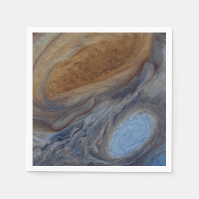 Planet Jupiter Underbar Red Spot Pappersservett (Framsidan)