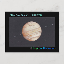 Planet JUPITER-vykort Vykort