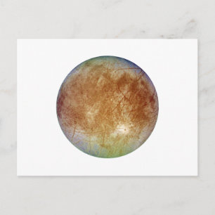 PLANET JUPITERS MÅNE EUROPA (solsystem) ~ Vykort