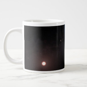 Planet K2-18b, värdstjärna och tillhörande plan. Jumbo Mugg