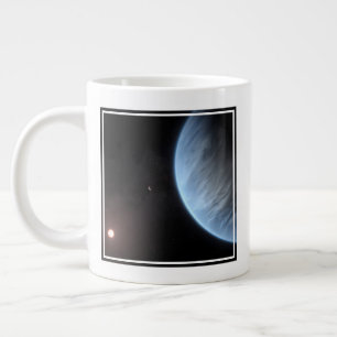 Planet K2-18b, värdstjärna och tillhörande plan. Jumbo Mugg
