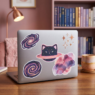 Planet Katt Klistermärke Klistermärken